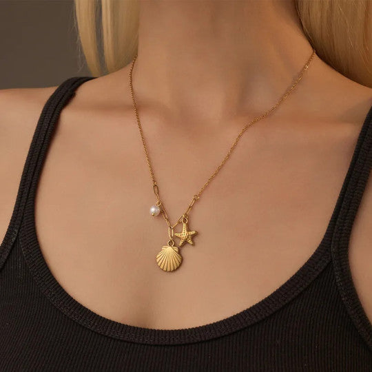 Collier coquillage