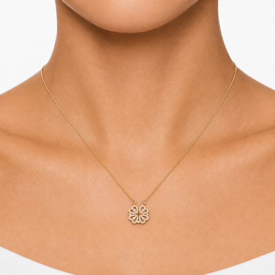 ✨ Collier Trèfle Élégance Doré