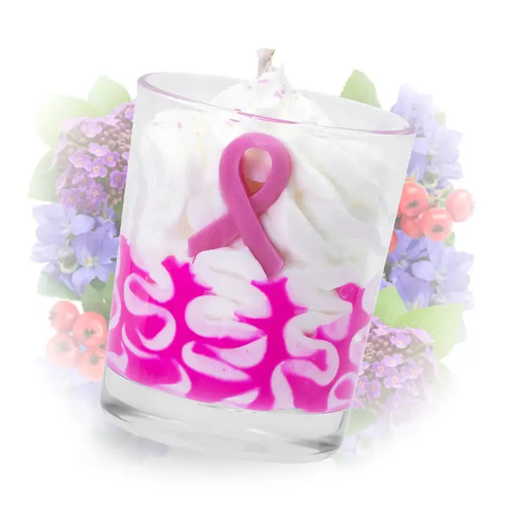 🎗️ Bougie parfumée Octobre Rose