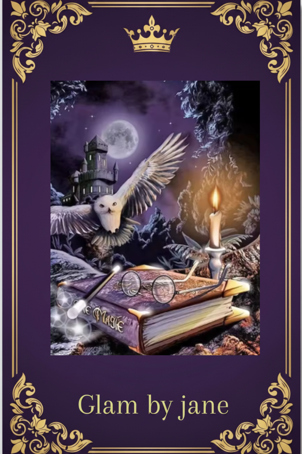 Hibou magique avec Livre de Sortilèges