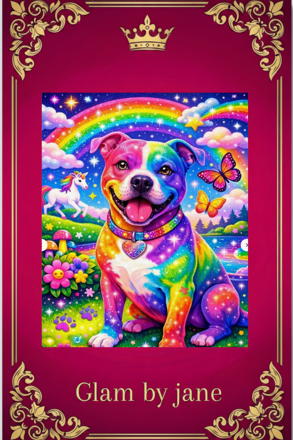 Chien Coloré – Diamond Painting 5D
