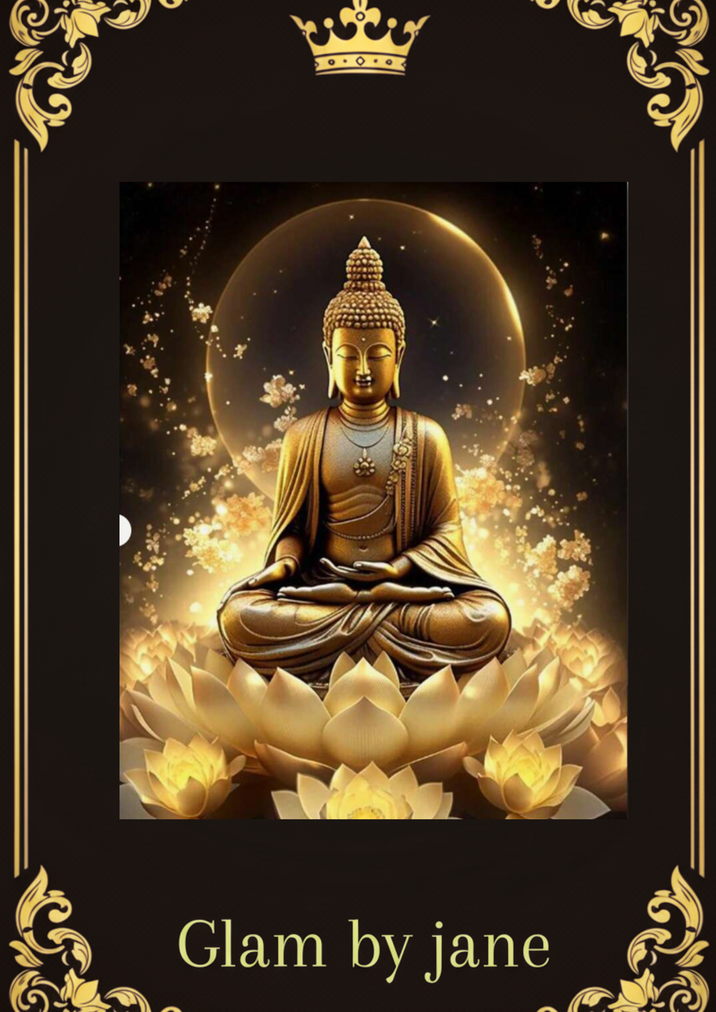 Kit Peinture Diamant 5D – Bouddha & Lotus Doré | Élégance & Sérénité