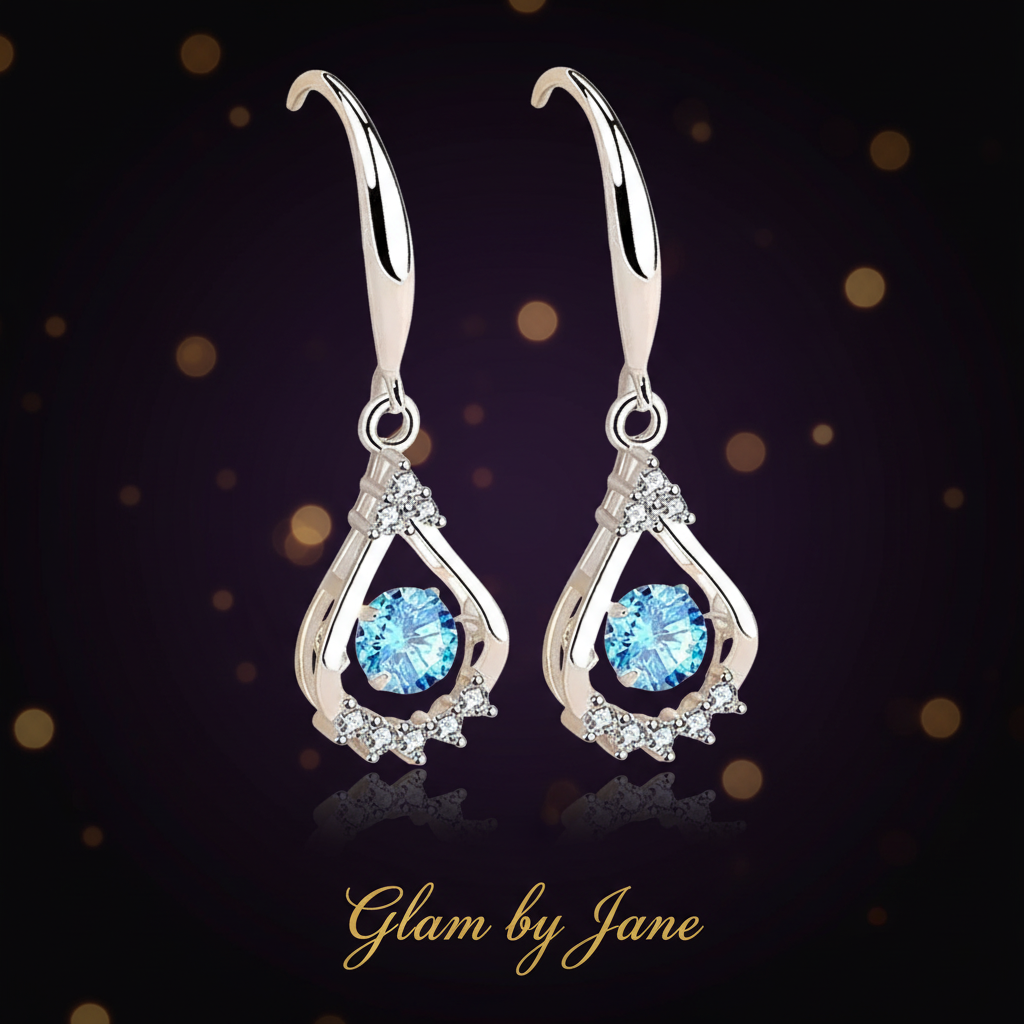 Boucles d'oreilles argent 925 Edith
