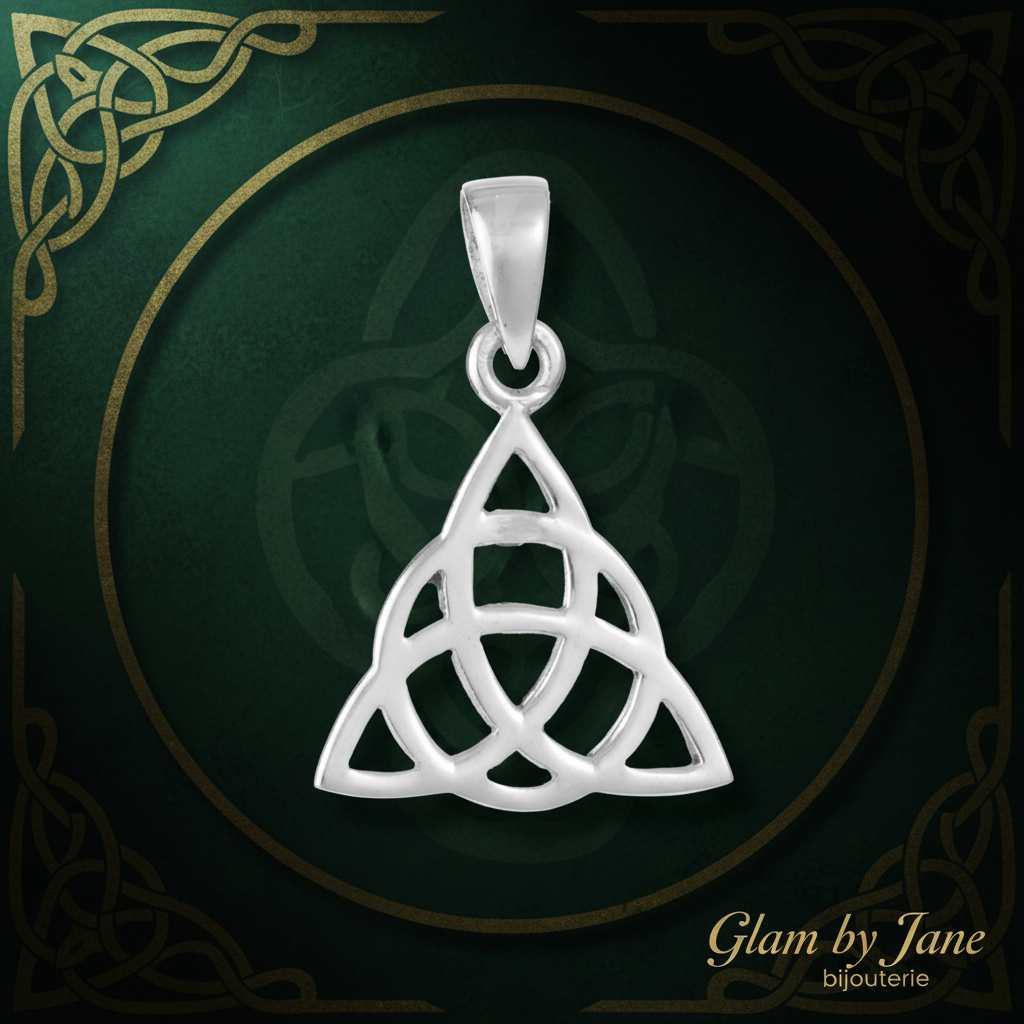 Pendentif Argent Triquetra Noeud Celtique