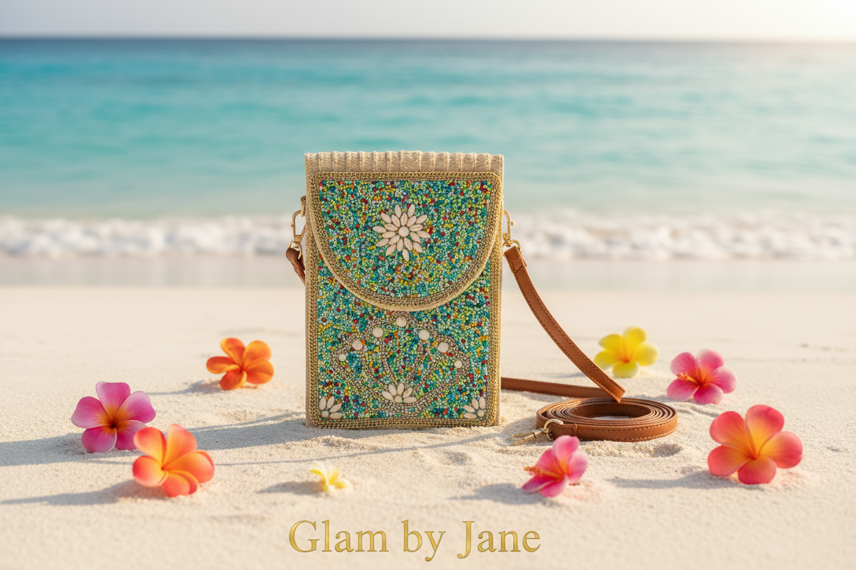 Sac Pochette Perles “Bohème Chic”