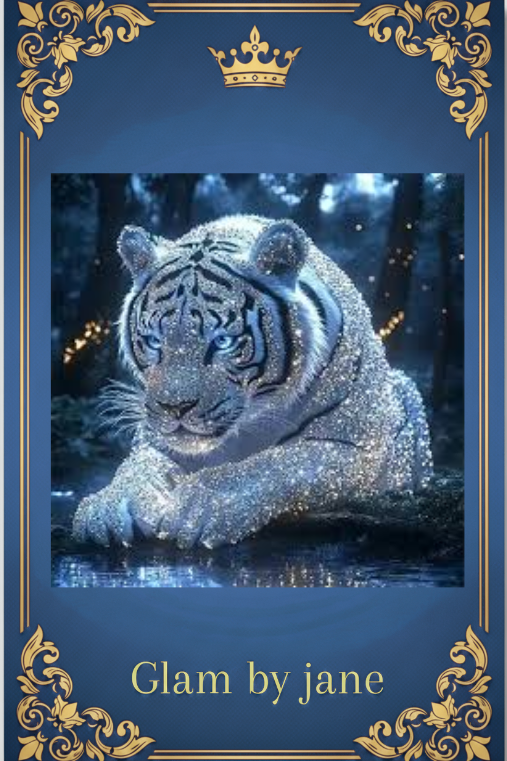 kit de diamant Tigre blanc