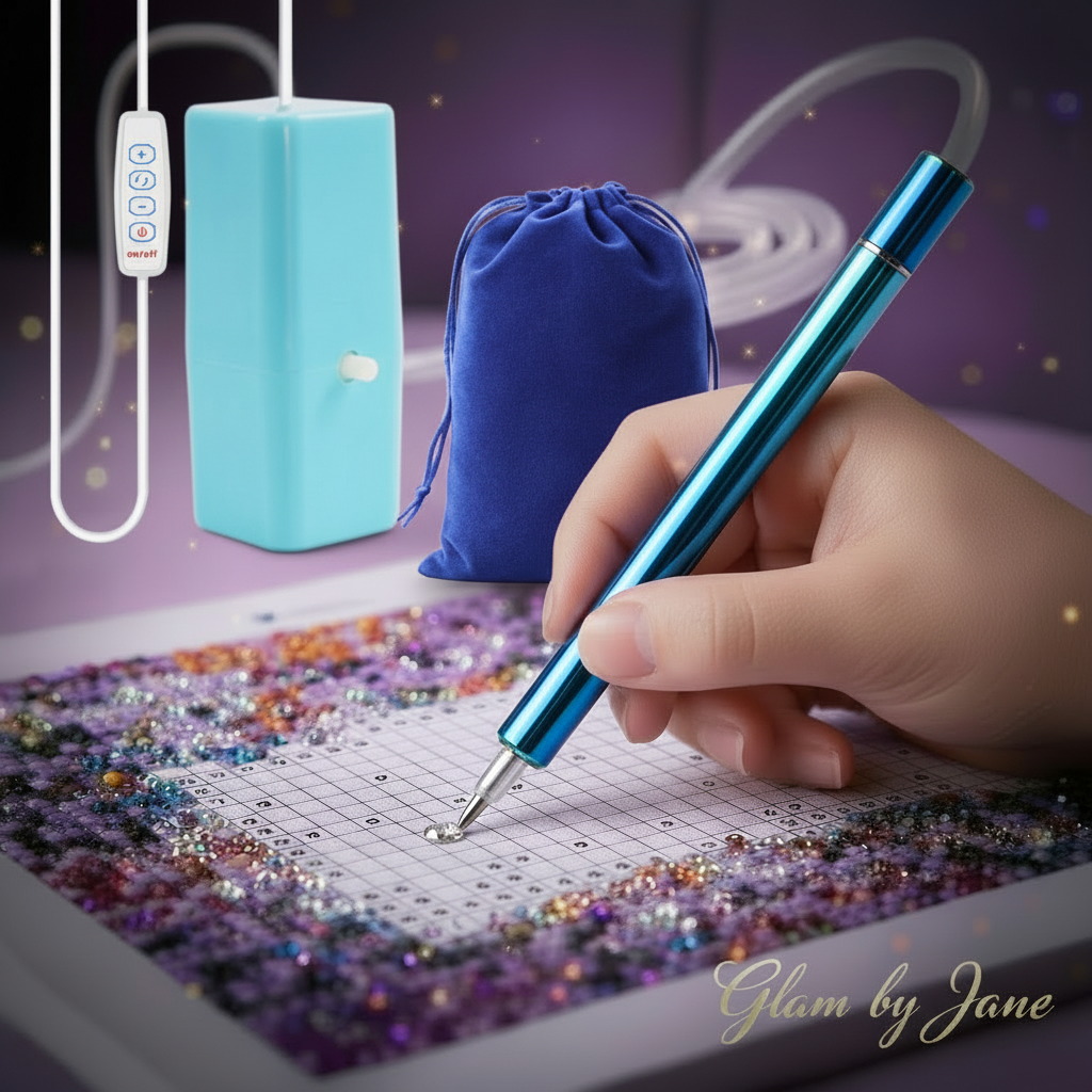 Stylo électrique à aspiration sous vide pour Diamond Painting (Avec ou sans pointe en métal )