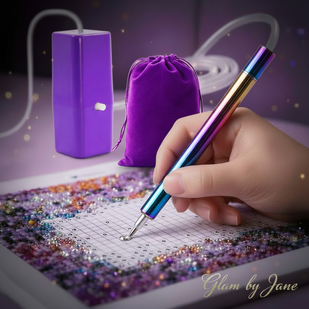 Stylo électrique à aspiration sous vide pour Diamond Painting (Avec ou sans pointe en métal )