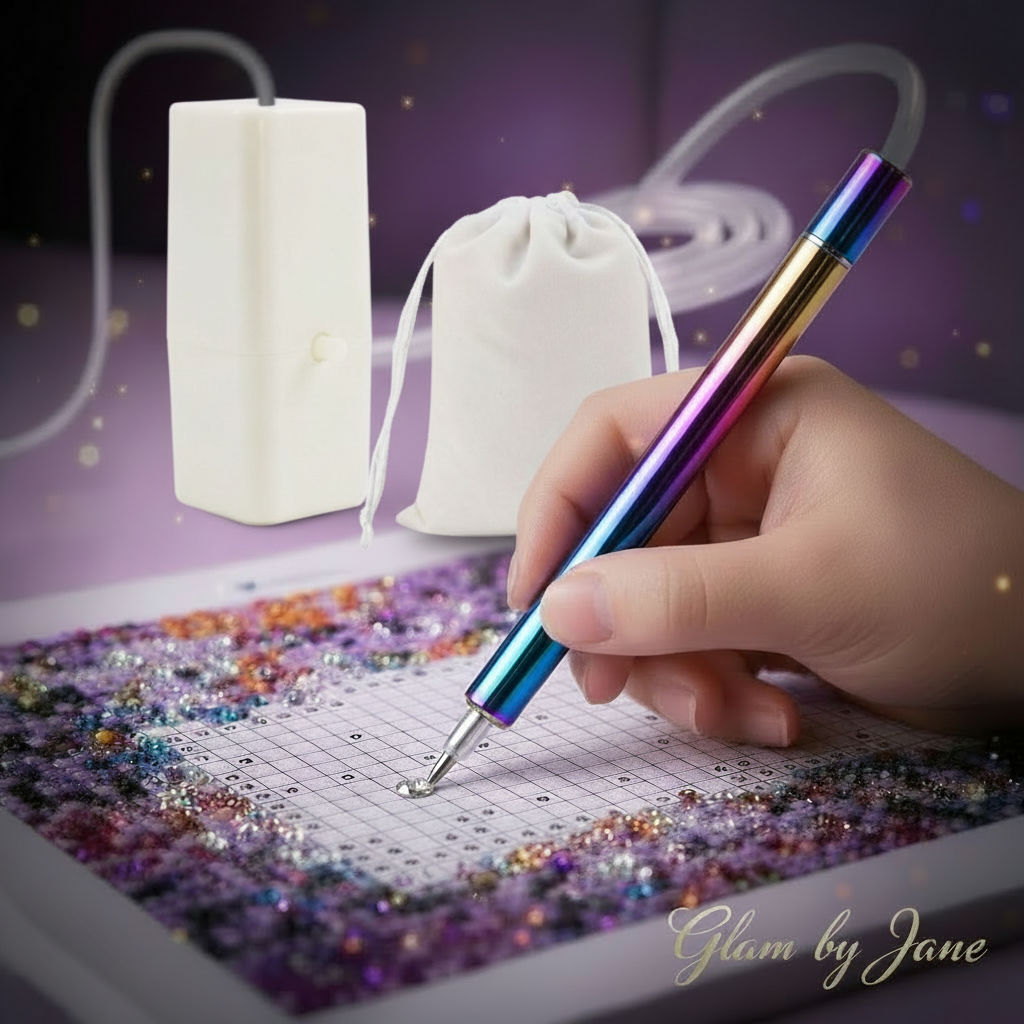 Stylo électrique à aspiration sous vide pour Diamond Painting (Avec ou sans pointe en métal )