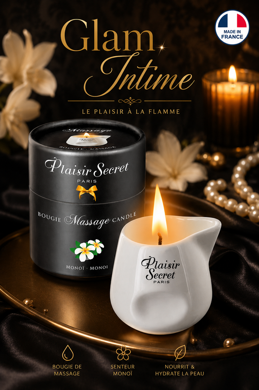 Bougie de massage gourmande