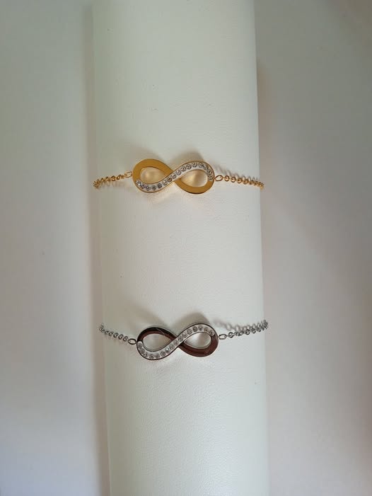 Bracelet infini en acier inoxydable