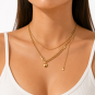 Collier Double Rang Étoilé Do