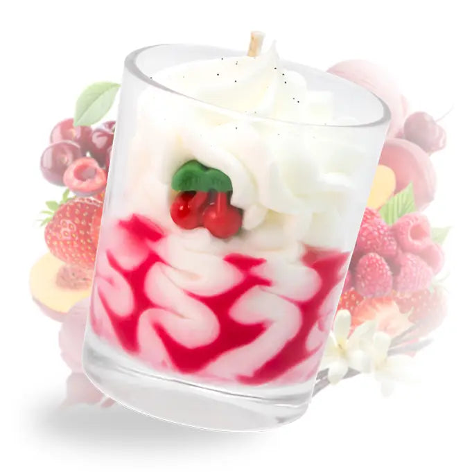 Bougie Chantilly Cerise Vanillée
