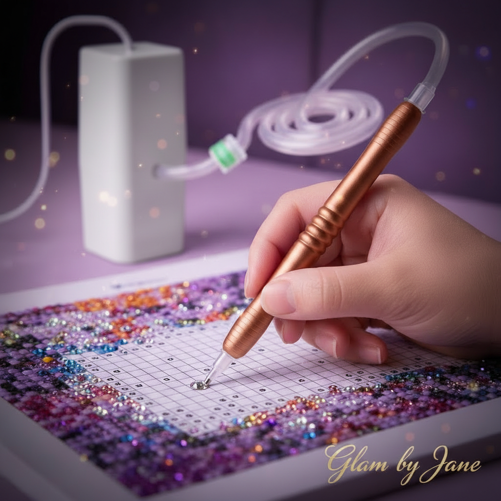 Stylo électrique à aspiration sous vide pour Diamond Painting (Avec ou sans pointe en métal )