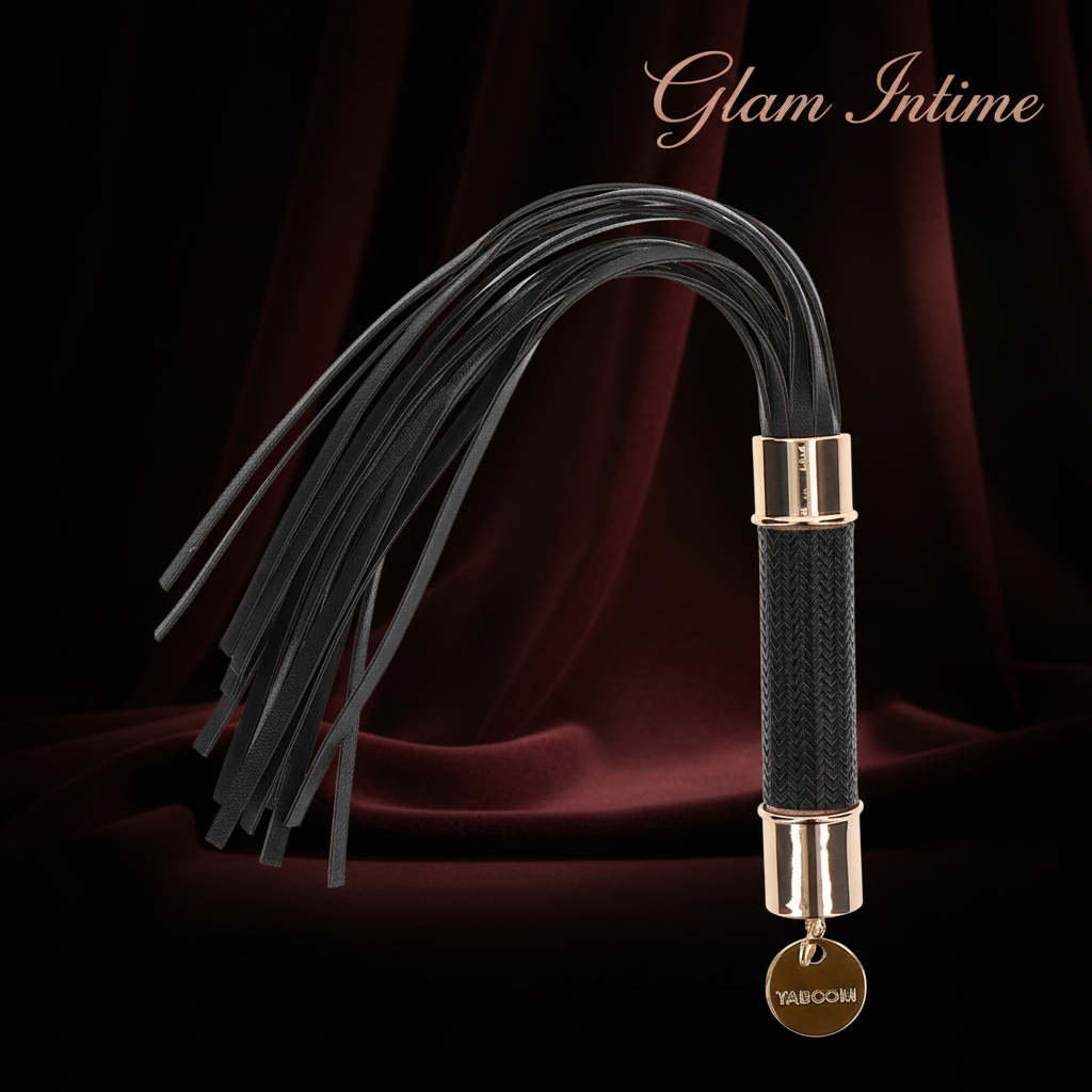 Martinet BDSM Statement noir et rose gold
