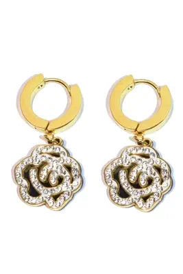 Boucles d'oreilles en acier inoxydable