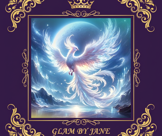 Kit de Peinture Diamant 5D – Phénix Blanc | Art Mosaïque sur Toile
