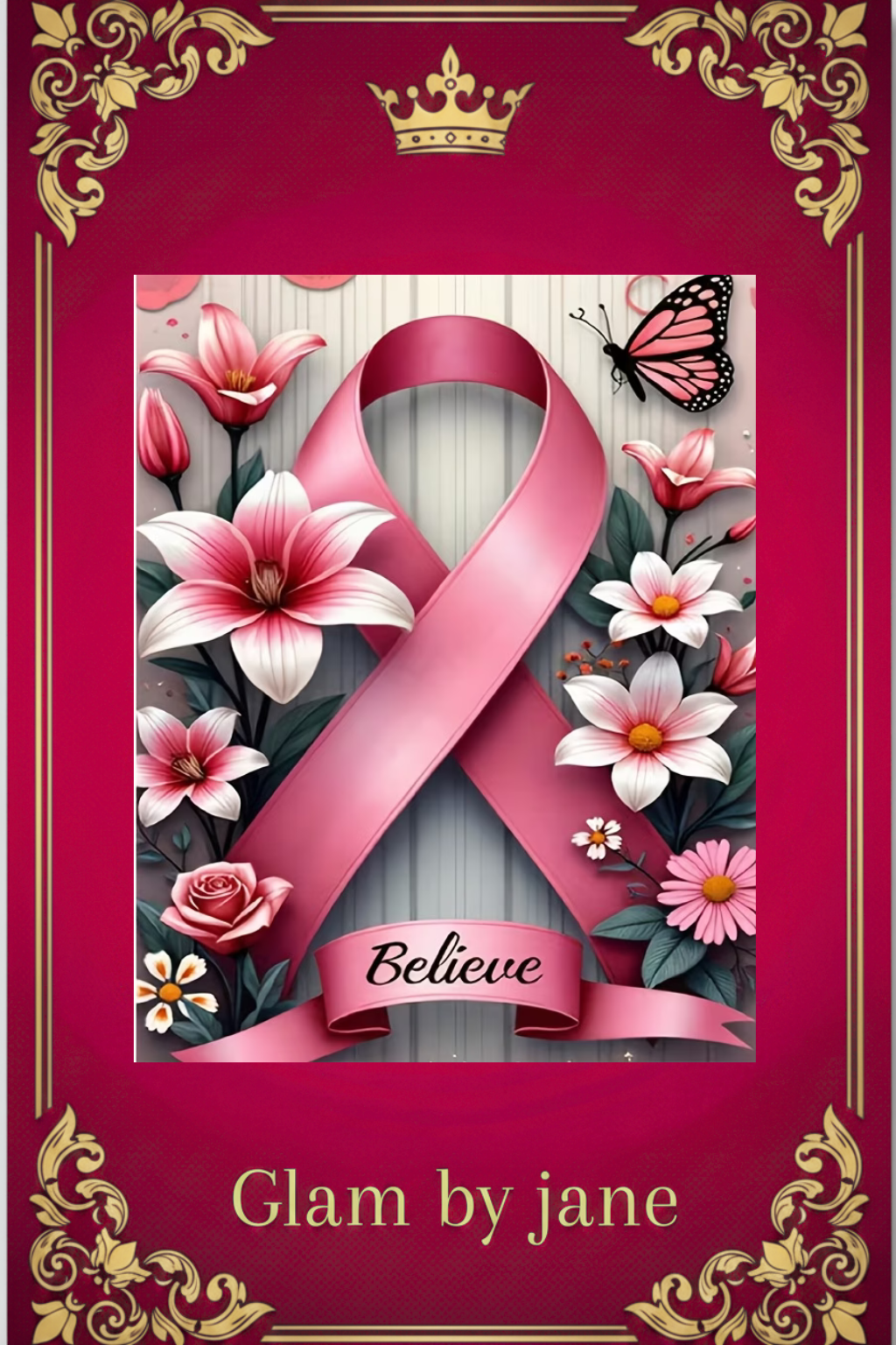 Diamond Painting Octobre Rose