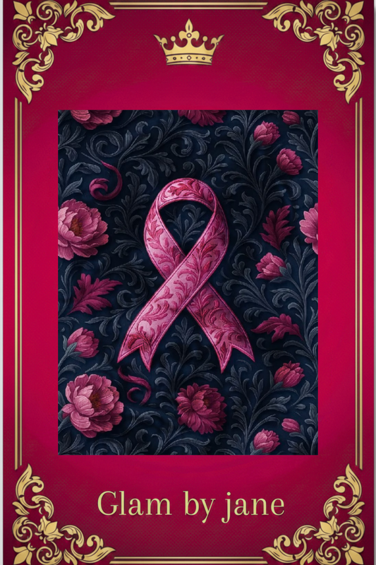 Ruban d'Espoir et Pivoines