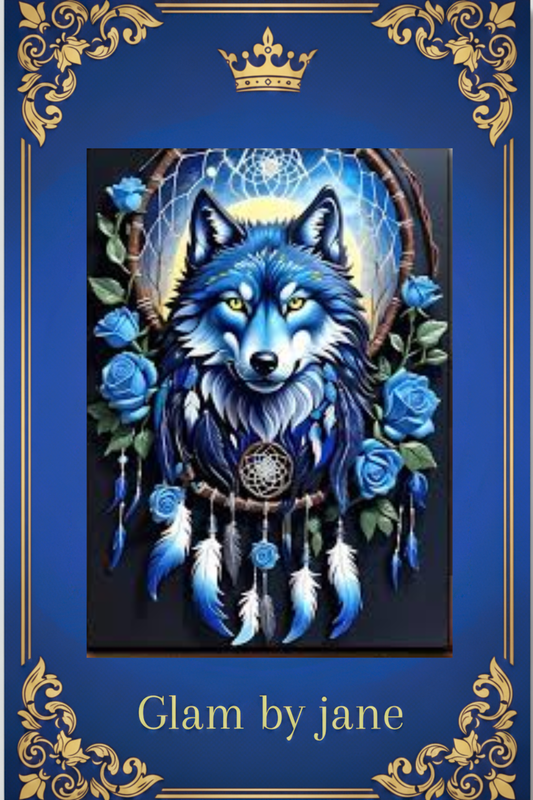 Loup Bleu Attrape-rêves