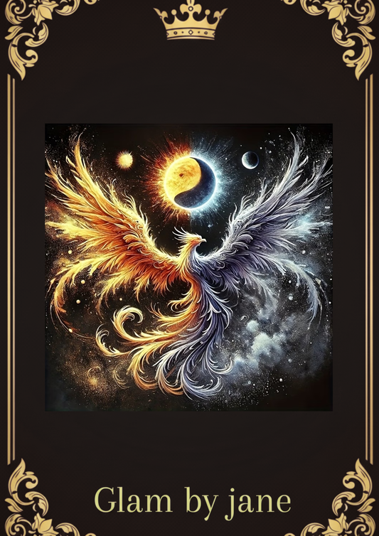 Kit Peinture Diamant 5D – Phénix Yin Yang | Énergie & Renaissance