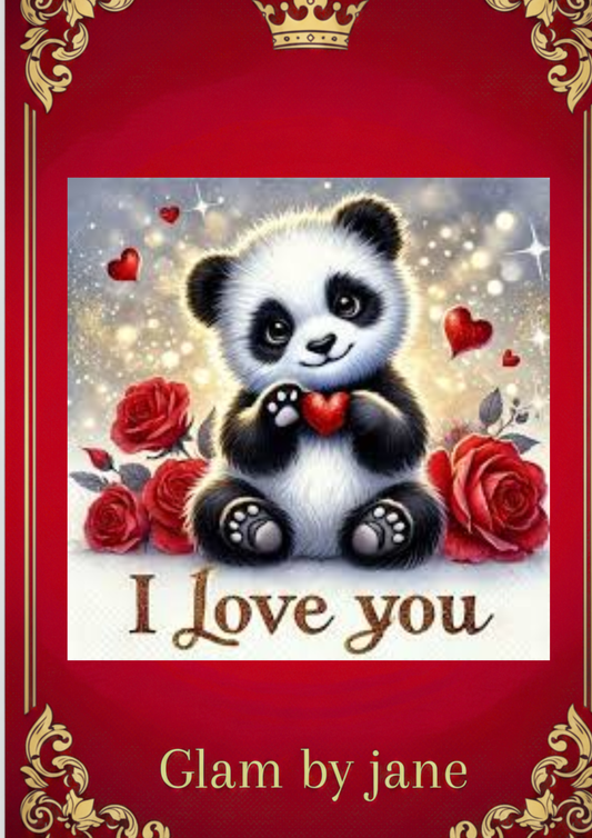 Kit de Peinture de Diamants | Thème : Rose & Panda | Décoration Murale – Multicolore