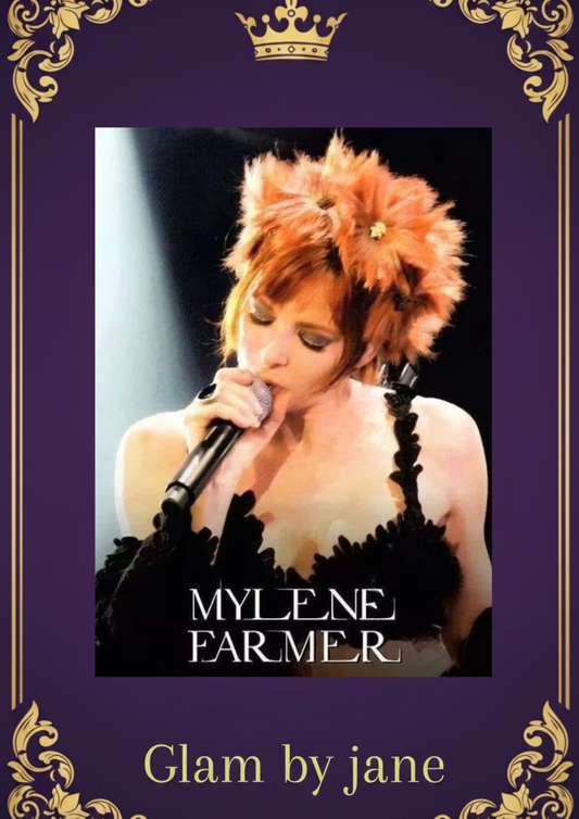 Kit Peinture Diamant 5D – Mylène Farmer, L'Icône Éternelle