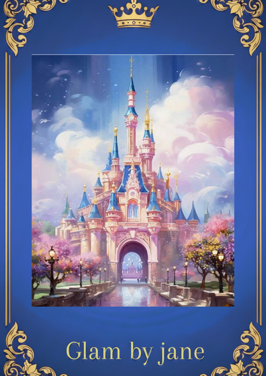 Kit de peinture diamant 5D DIY – Château féerique enchanté