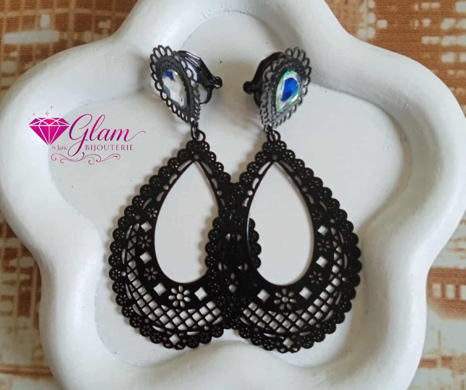 Boucles d'oreilles pendante en cuivre