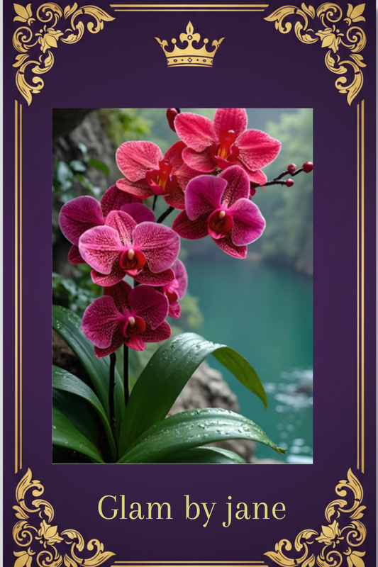 Kit de Peinture Diamant 5D – Orchidée | Art Mosaïque sur Toile