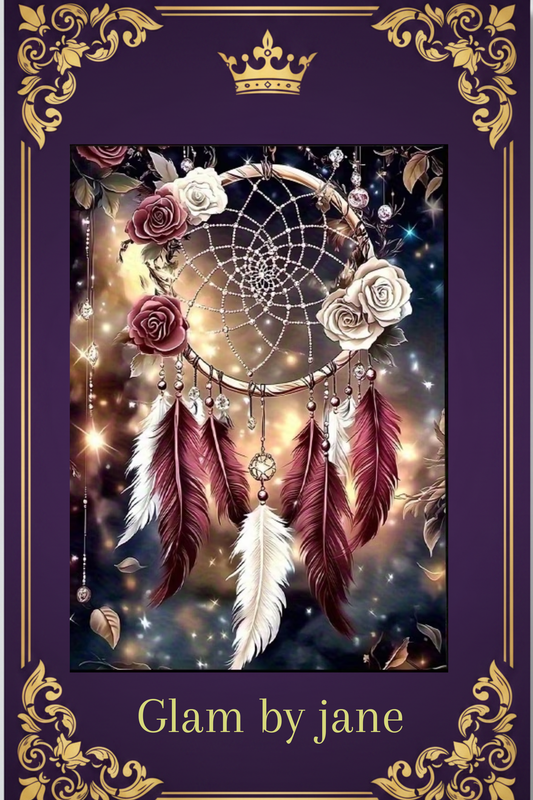 Kit Peinture Diamant 5D – Attrape-Rêves | 30x40cm | Art Mosaïque sur Toile