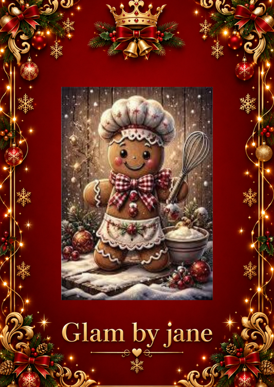 Diamond Painting Noël – Bonhomme en pain d’épice