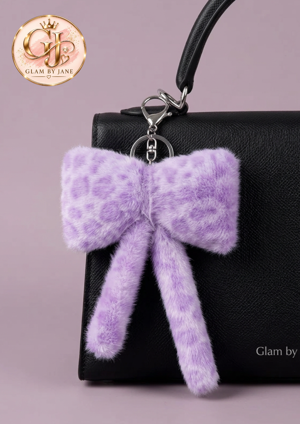 Porte-clés et bijou de sac nœud en peluche