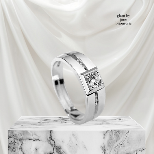 Bague alliance argent 925 Camille
