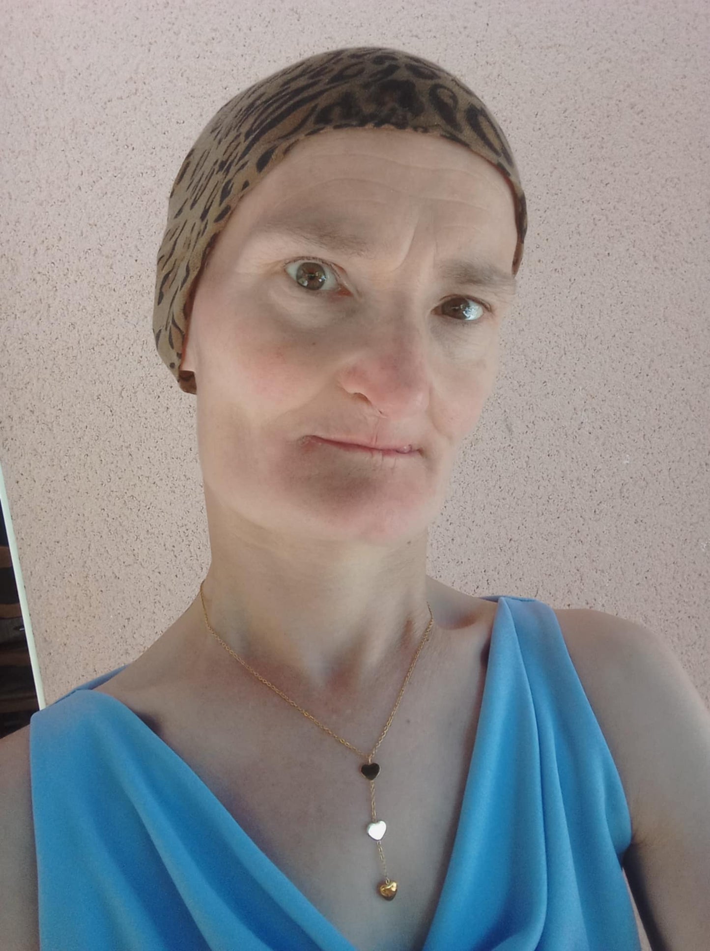Collier 3 coeur en acier inoxydable