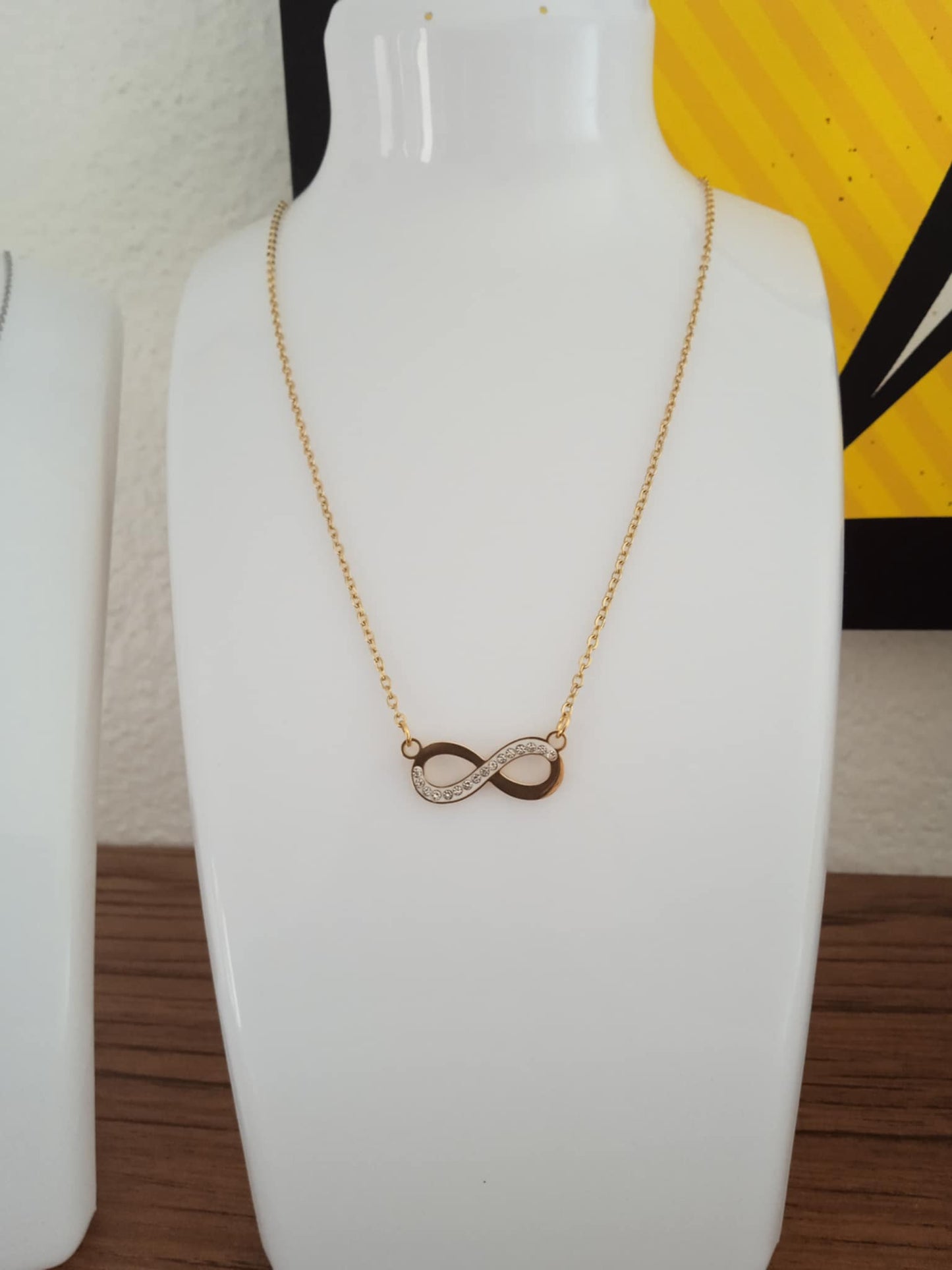 Collier infini en acier inoxydable