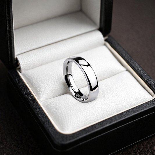 Bague alliance en acier 3 mm