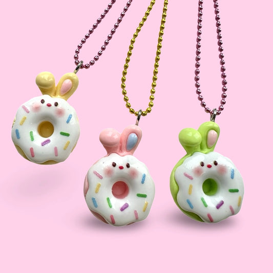 🐰🍩 Collier Donut Lapin Kawaii – Pop Cutie