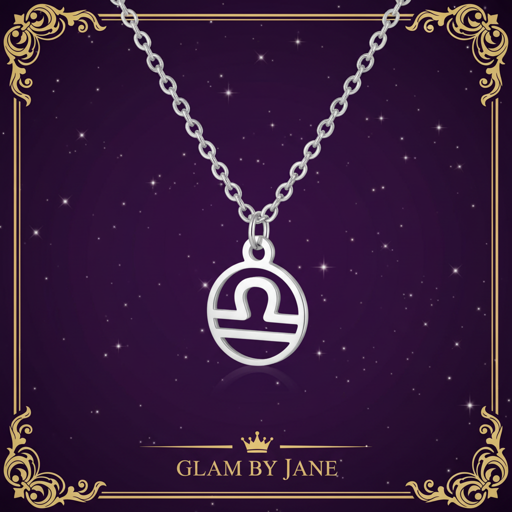 Collier Pendentif Zodiaque | Acier Inoxydable Argenté