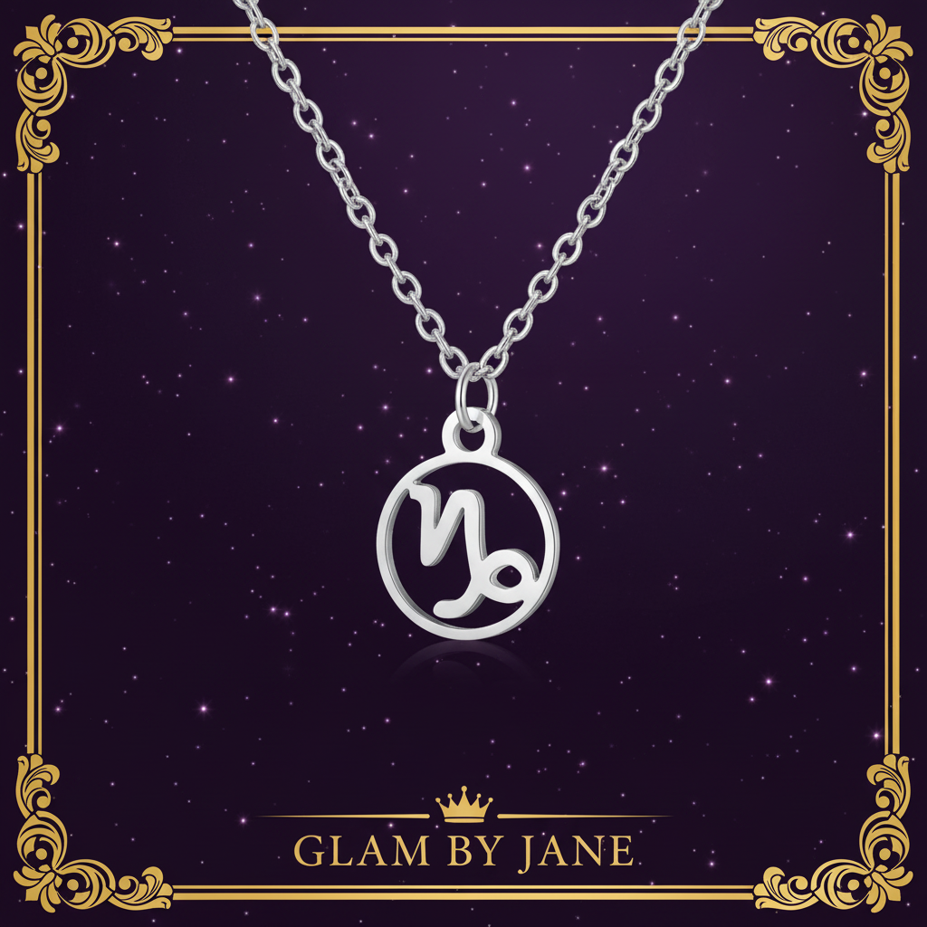 Collier Pendentif Zodiaque | Acier Inoxydable Argenté