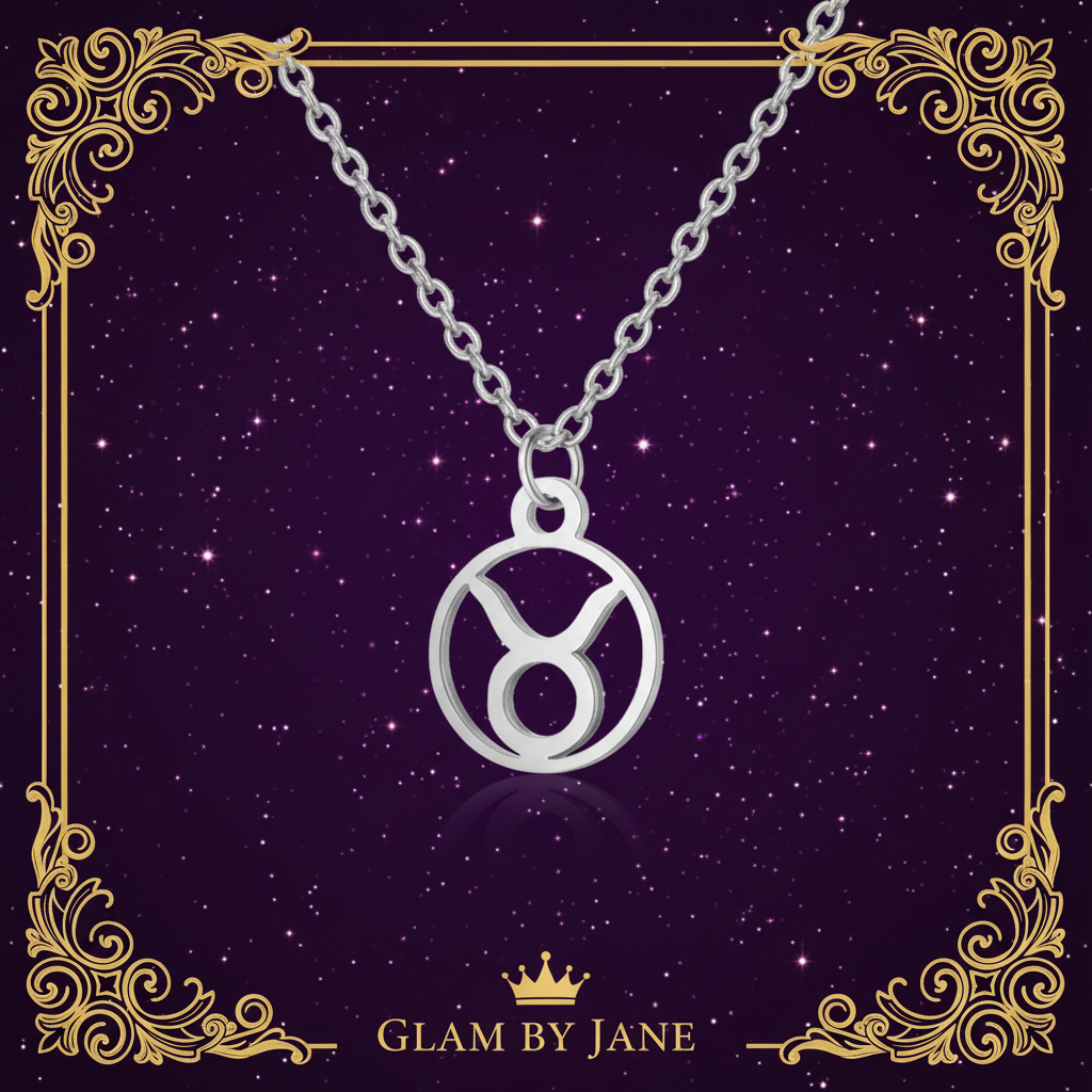 Collier Pendentif Zodiaque | Acier Inoxydable Argenté