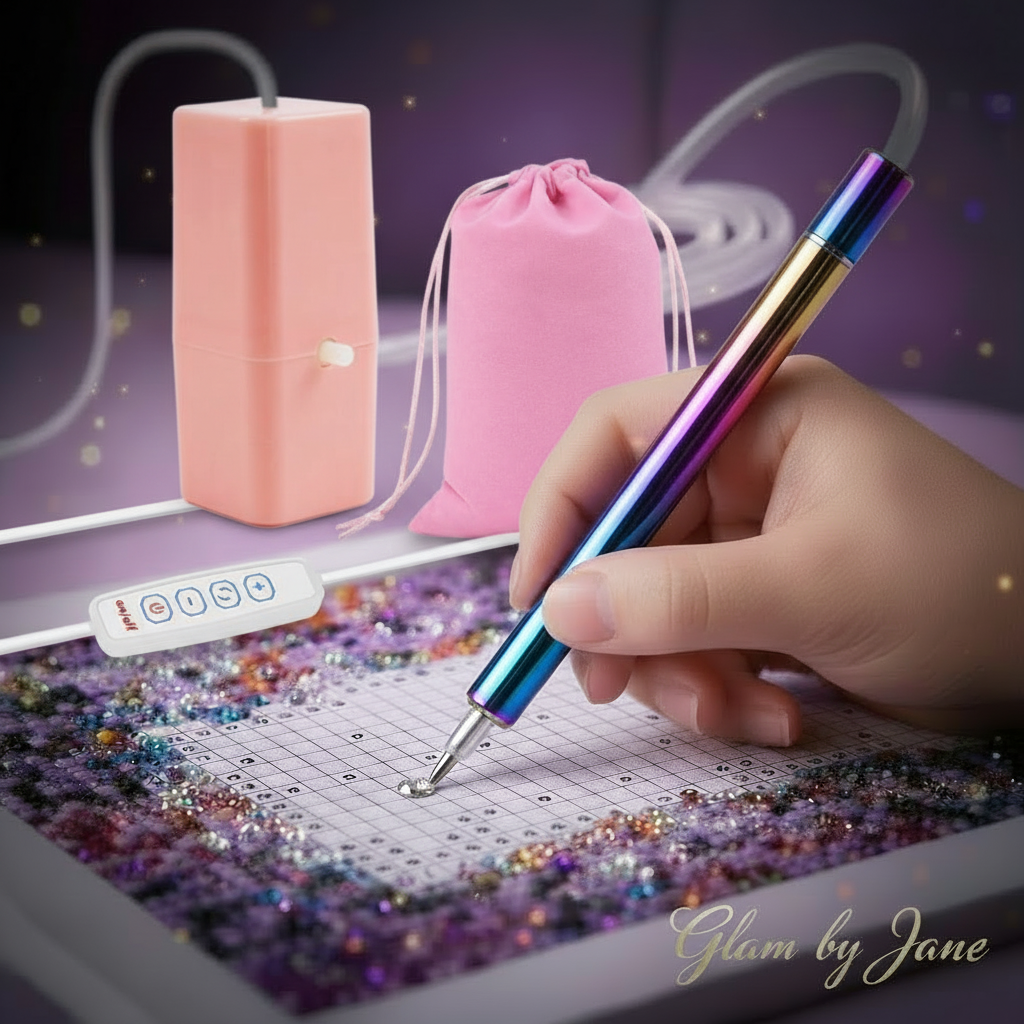 Stylo électrique à aspiration sous vide pour Diamond Painting (Avec ou sans pointe en métal )