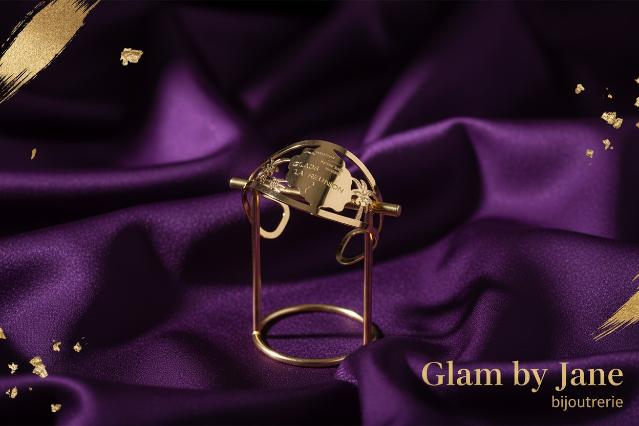 Bague Réunion en Acier 316 Argenté - Bijou Péi Authentique