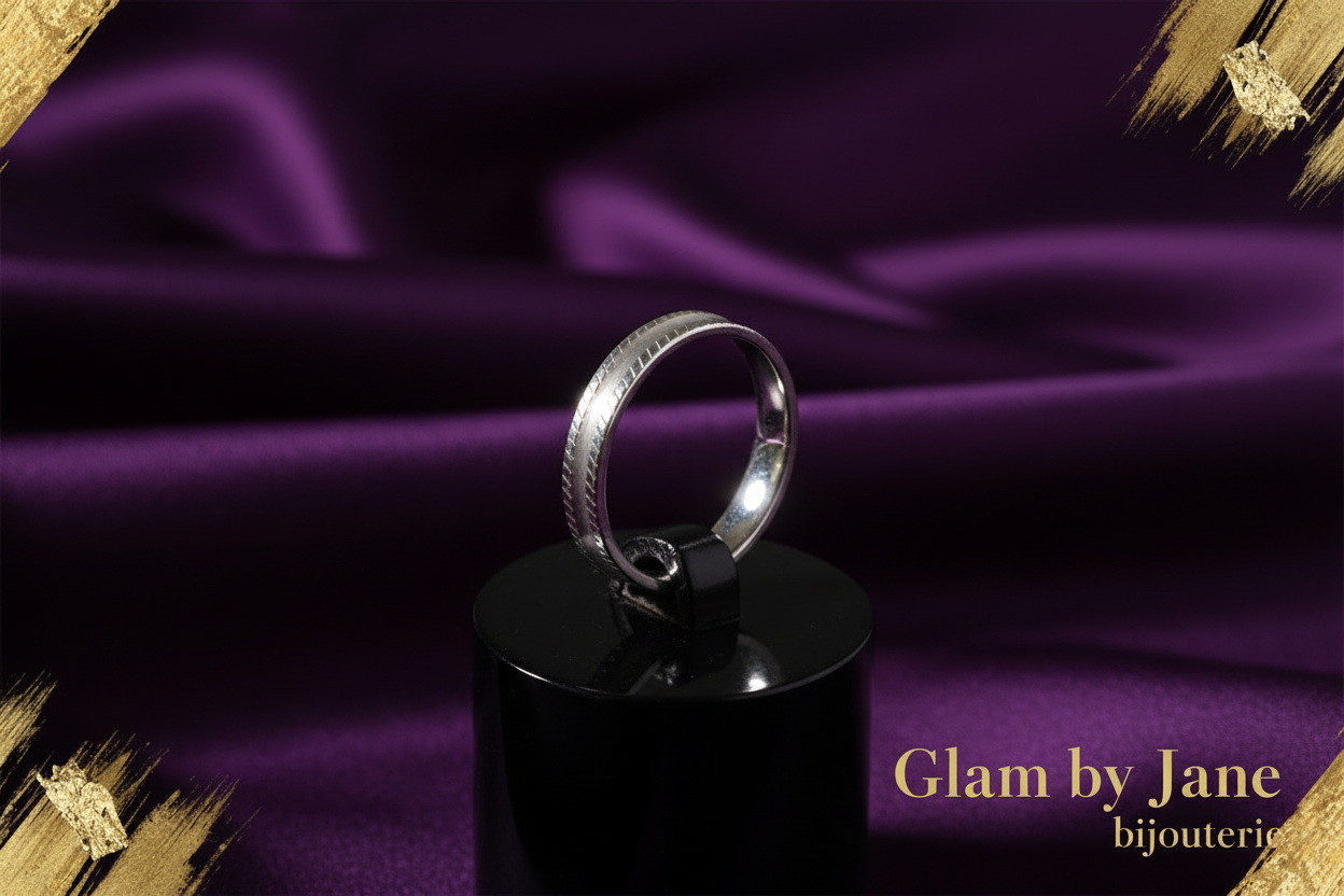 Bague anneau mixte