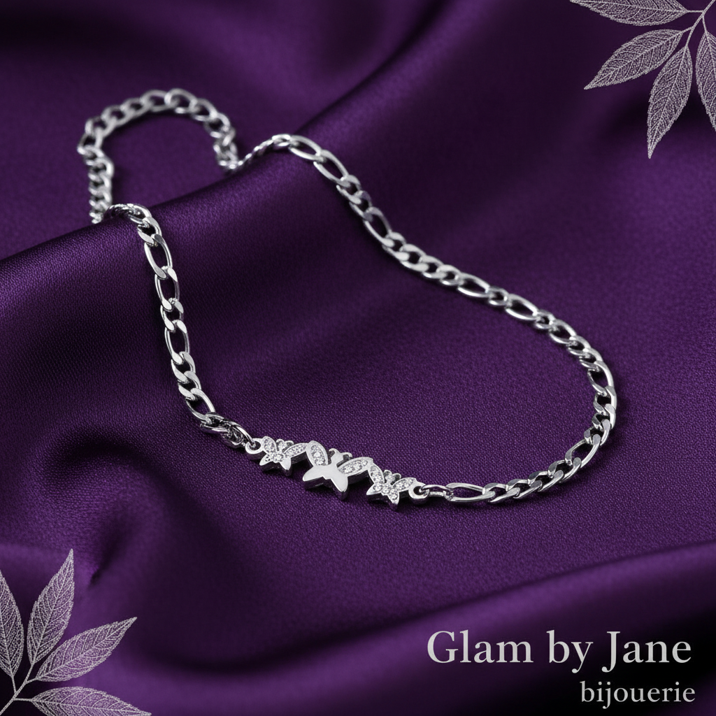 Bracelet 3 papillons