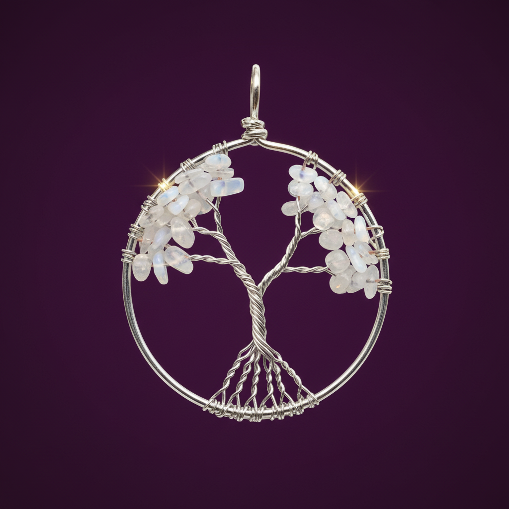 Pendentif grand arbre de vie baroque 4 cm