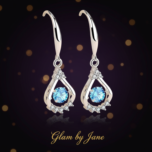 Boucles d'oreilles argent 925 Edith
