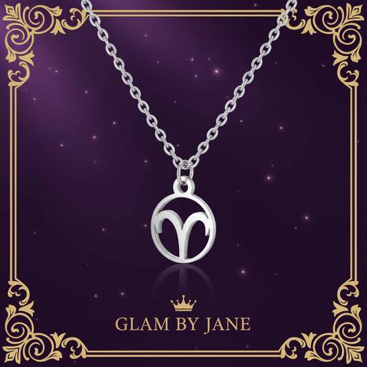 Collier Pendentif Zodiaque | Acier Inoxydable Argenté