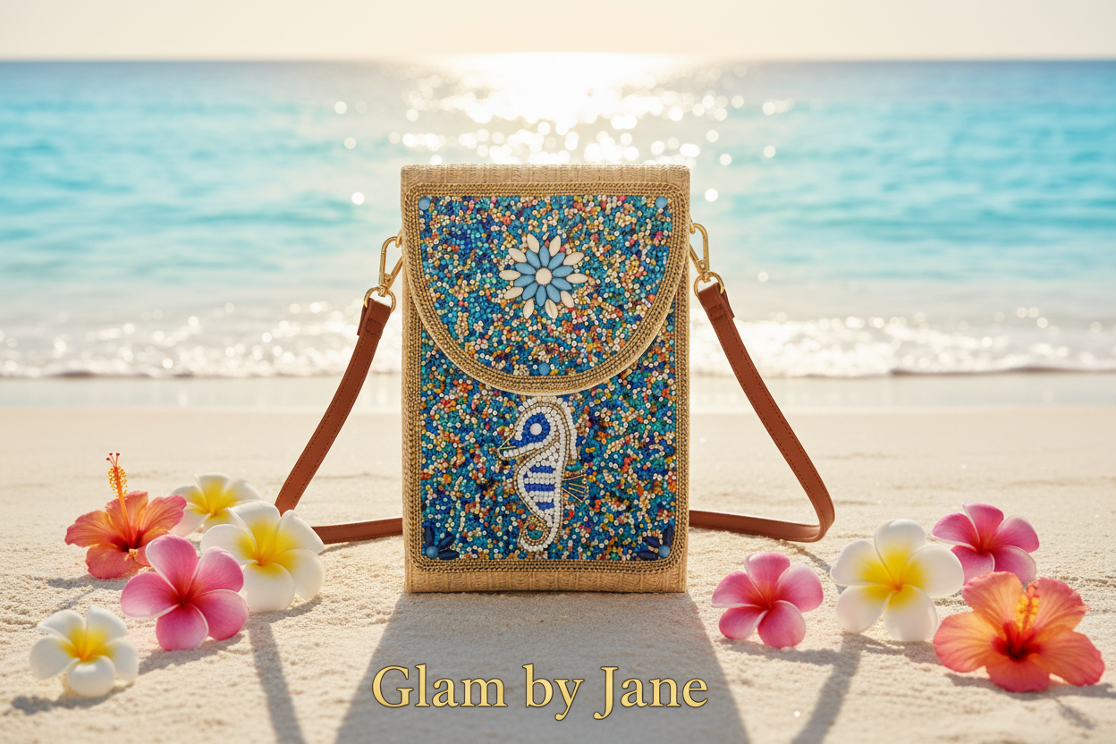 Sac Pochette Perles “Bohème Chic”