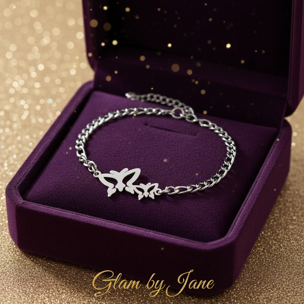 Bracelet Papillon – Acier Inoxydable 304